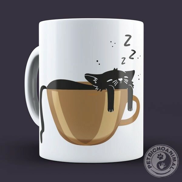 Caneca Café e Gato 6 Caneca Café e Gato - Imagem 3