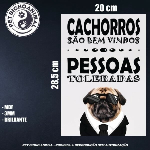 Quadro Cachorros São Bem Vindos 5 Quadro Cachorros São Bem Vindos - Imagem 3