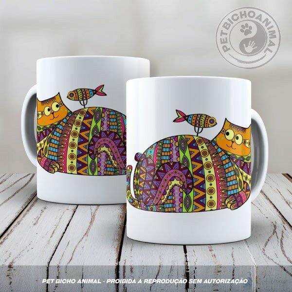 Caneca Coleção Kilim Cat 2