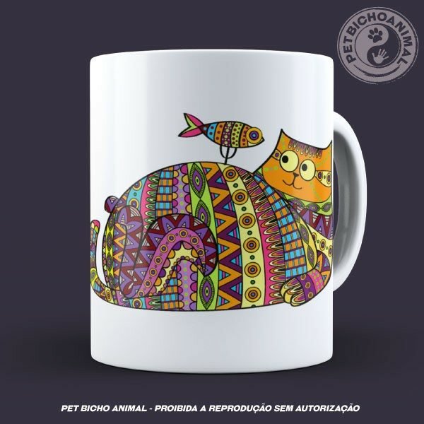 Caneca Coleção Kilim Cat 2 6 Caneca Coleção Kilim Cat 2 - Imagem 3