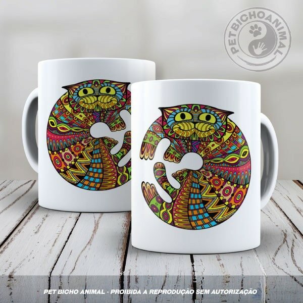 Caneca Coleção Kilim Cat 3