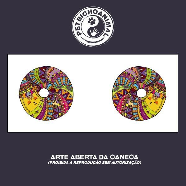 Caneca Coleção Kilim Cat 4 7 Caneca Coleção Kilim Cat 4 - Imagem 4