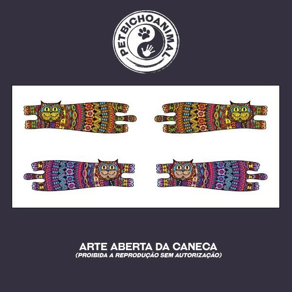 Caneca Coleção Kilim Cat 5 - Imagem 4