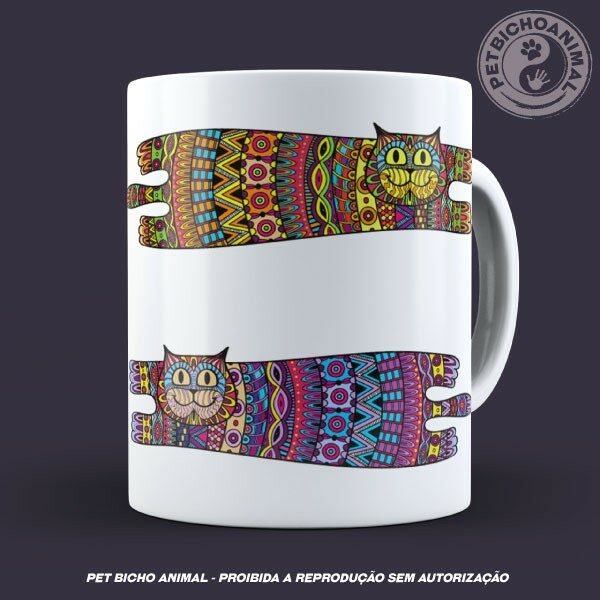 Caneca Coleção Kilim Cat 5 - Imagem 3