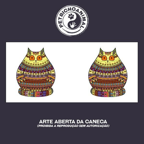 Caneca Coleção Kilim Cat 6 - Imagem 4