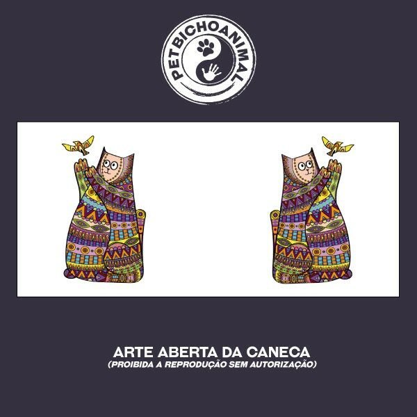 Caneca Coleção Kilim Cat 7 7 Caneca Coleção Kilim Cat 7 - Imagem 4