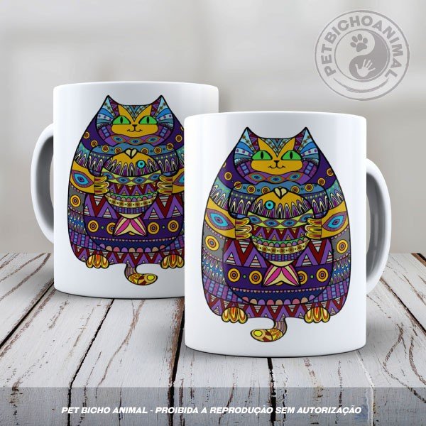 Caneca Coleção Kilim Cat 8 1