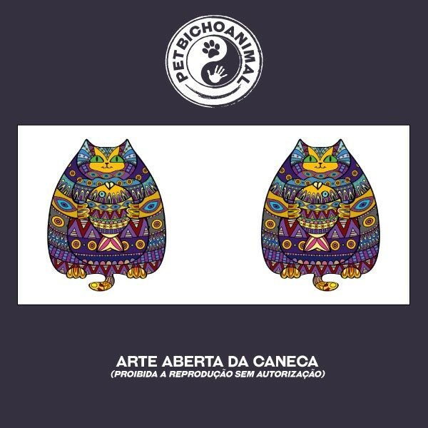 Caneca Coleção Kilim Cat 8 - Imagem 4