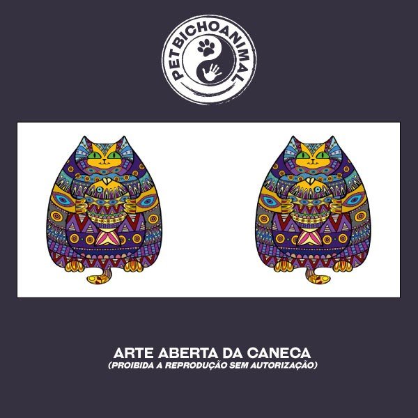 Caneca Coleção Kilim Cat 8 4