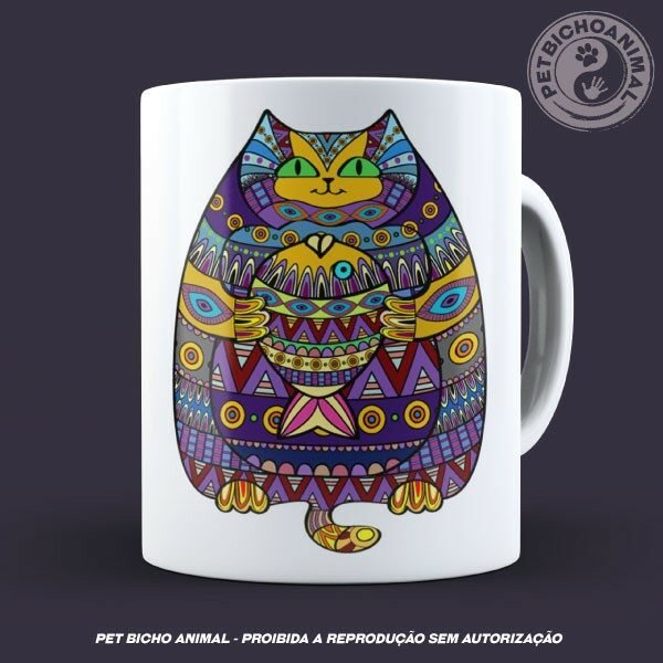 Caneca Coleção Kilim Cat 8 - Imagem 3