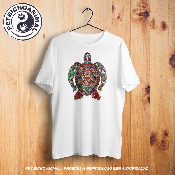 PBACAM2006001A Camiseta - Tartaruga Colorida 1