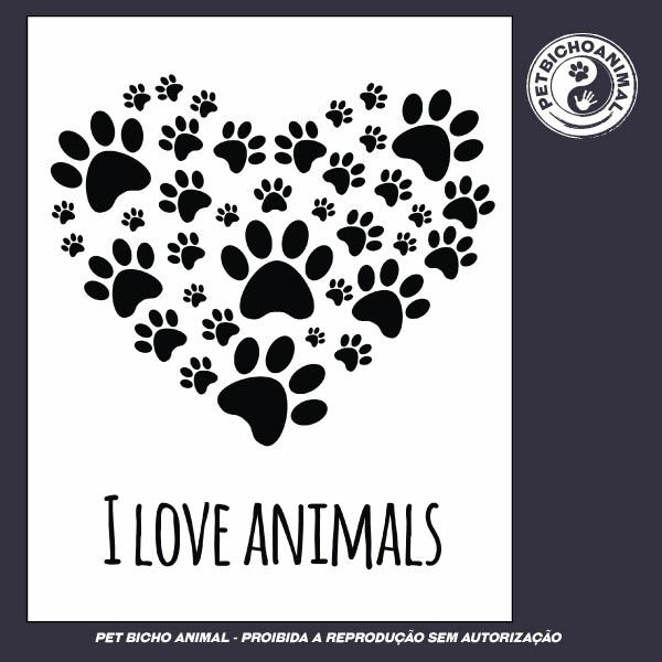 Camiseta - I Love Animals - Imagem 3