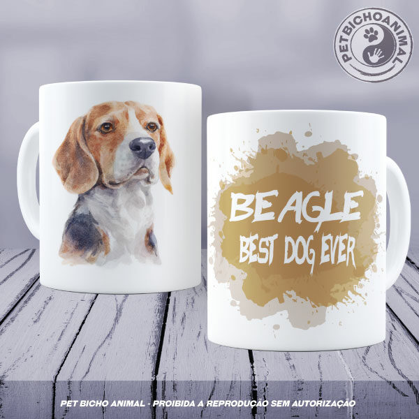 Caneca Coleção Best Dog Ever - Raça Beagle 6