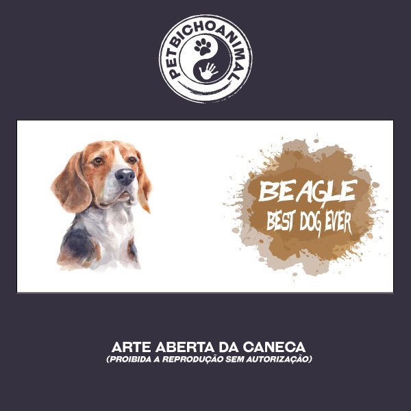 Caneca Coleção Best Dog Ever - Raça Beagle 2 Caneca Coleção Best Dog Ever - Raça Beagle 3