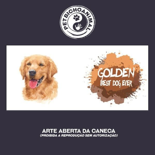 Caneca Coleção Best Dog Ever - Raça Golden 5 Caneca Coleção Best Dog Ever - Raça Golden - Imagem 3