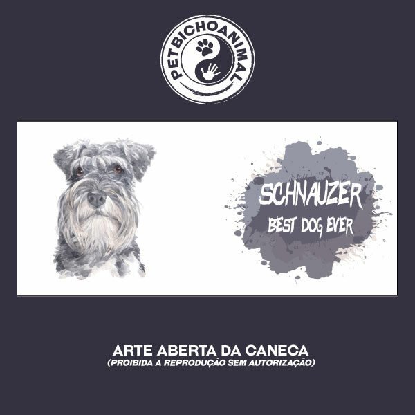 Caneca Coleção Best Dog Ever - Raça Schnauzer 5 Caneca Coleção Best Dog Ever - Raça Schnauzer - Imagem 3