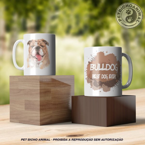 Caneca Coleção Best Dog Ever - Raça Bulldog - Imagem 3