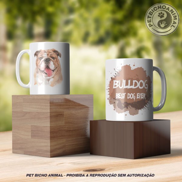Caneca Coleção Best Dog Ever - Raça Bulldog 3