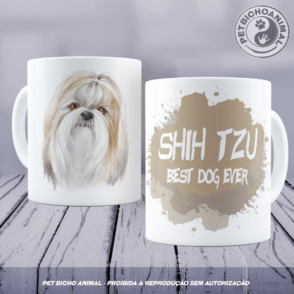 Caneca Coleção Best Dog Ever - Raça Shih Tzu 8