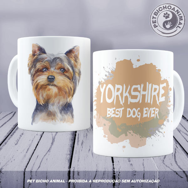 Caneca Coleção Best Dog Ever - Raça Yorkshire 10