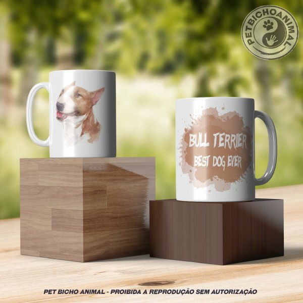 Caneca Coleção Best Dog Ever - Raça Bull Terrier 5 Caneca Coleção Best Dog Ever - Raça Bull Terrier - Imagem 3