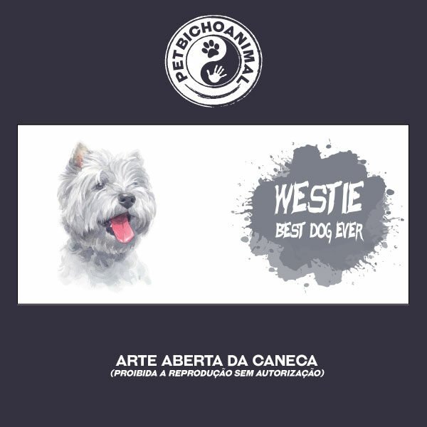 Caneca Coleção Best Dog Ever - Raça Westie 5 Caneca Coleção Best Dog Ever - Raça Westie - Imagem 3