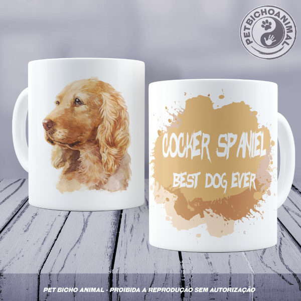 Caneca Coleção Best Dog Ever - Raça Cocker Spaniel 3