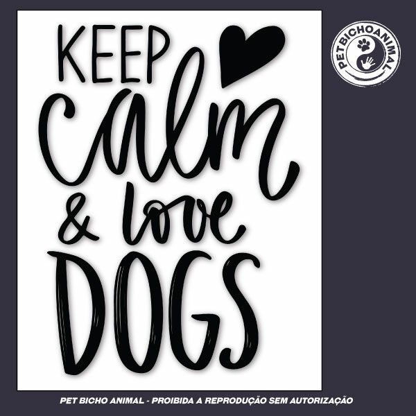 Camiseta - Keep Calm and Love Dogs - Imagem 3