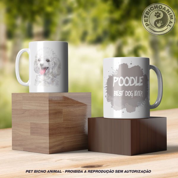 Caneca Coleção Best Dog Ever - Raça Poodle 2 Caneca Coleção Best Dog Ever - Raça Poodle 3