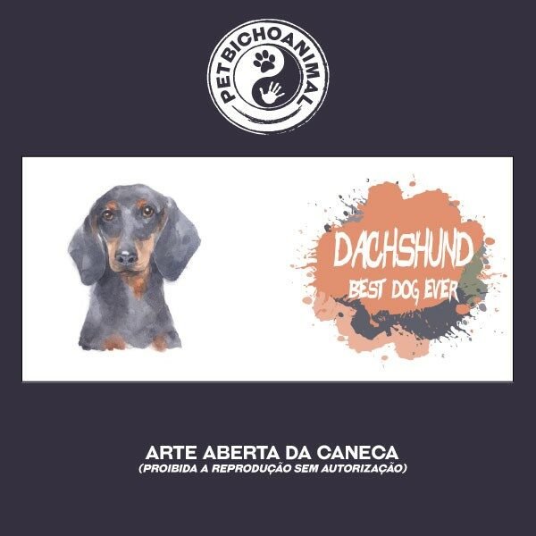 Caneca Coleção Best Dog Ever - Raça Dachshund - Imagem 3