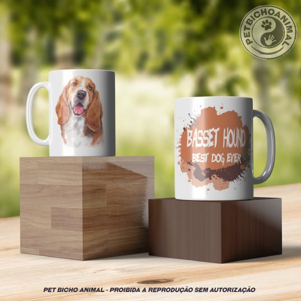 Caneca Coleção Best Dog Ever - Raça Basset Hound 5 Caneca Coleção Best Dog Ever - Raça Basset Hound - Imagem 3