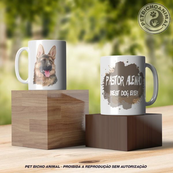 Caneca Coleção Best Dog Ever - Raça Pastor Alemão 5 Caneca Coleção Best Dog Ever - Raça Pastor Alemão - Imagem 3