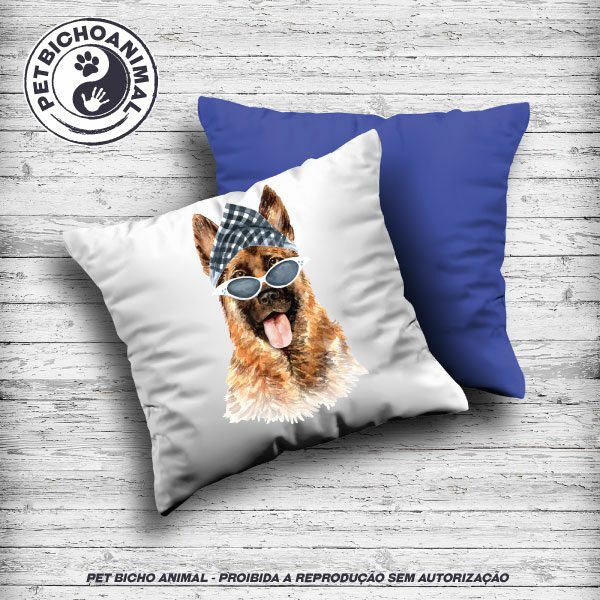 Almofada Coleção Hipsters Dogs - Pastor Alemão