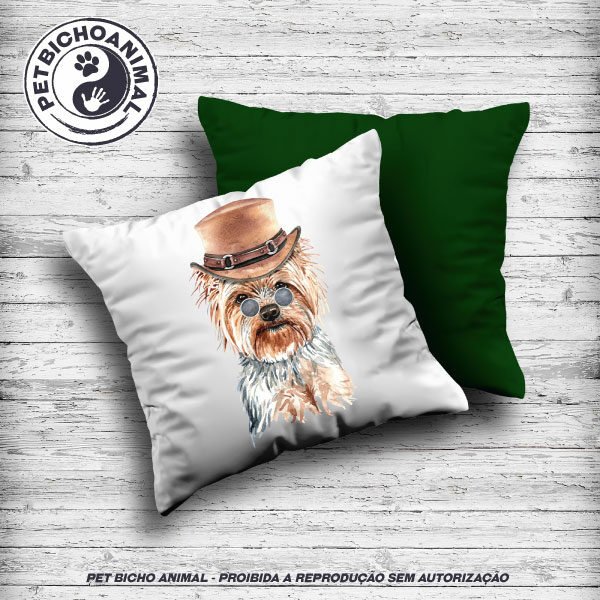 Almofada Coleção Hipsters Dogs - Yorkshire