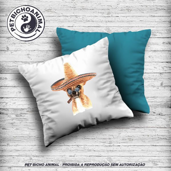 Almofada Coleção Hipsters Dogs - Chihuahua
