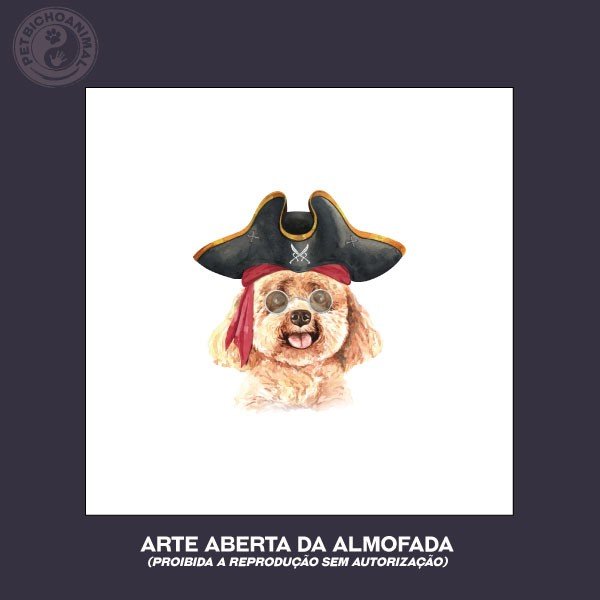 Almofada Coleção Hipsters Dogs - Poodle 1 Almofada Coleção Hipsters Dogs - Poodle 2