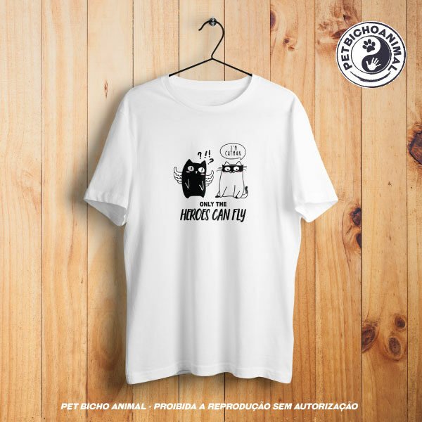 Camiseta -  Heróis Felinos