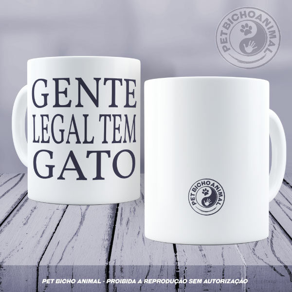 Caneca - Gente Legal tem Gato