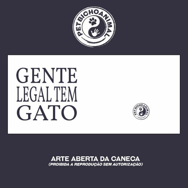Caneca - Gente Legal tem Gato - Imagem 3