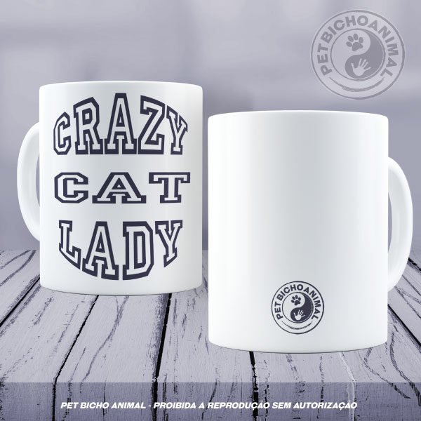 Caneca - Crazy Cat Lady