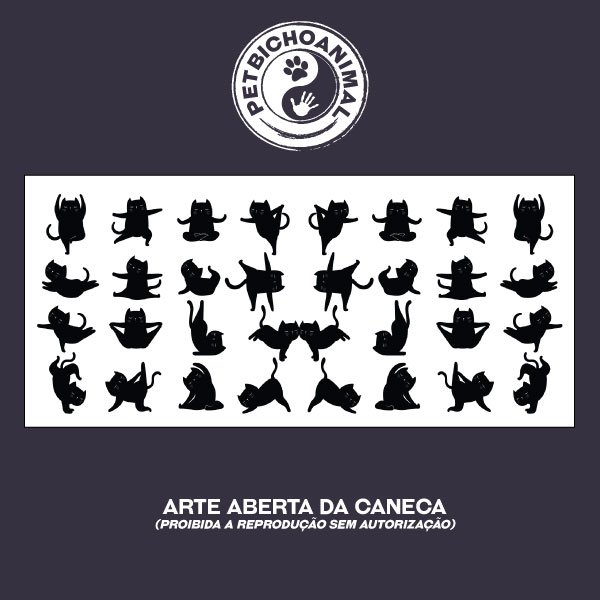 Caneca - Gato Zen 1 Caneca - Gato Zen 2