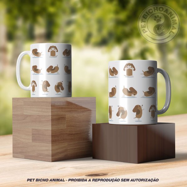 Caneca - Cachorro Zen 1 Caneca - Cachorro Zen 2