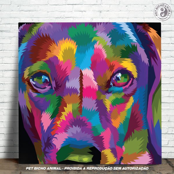 Azulejo Decorativo - Cachorro em Cores 1