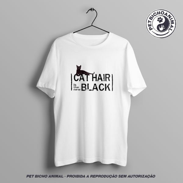 Camiseta -  Cat Hair is the New Black - Imagem 3