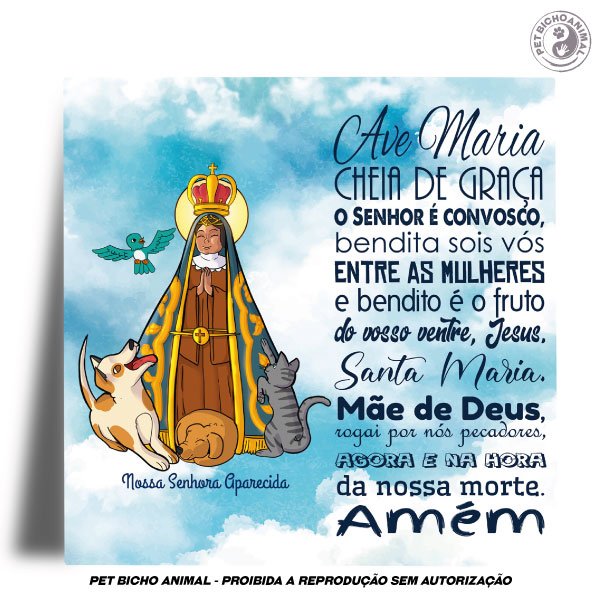 Azulejo Decorativo - Nossa Senhora Aparecida - Padroeira do Brasil 2