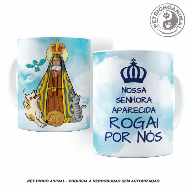 Caneca - Nossa Senhora Aparecida – Padroeira do Brasil 5 Caneca - Nossa Senhora Aparecida – Padroeira do Brasil - Imagem 3
