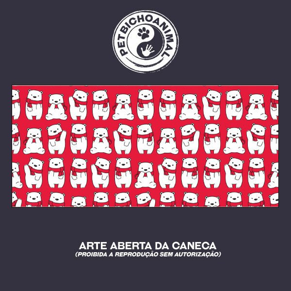 Caneca - Ursos de Natal 5 Caneca - Ursos de Natal - Imagem 3