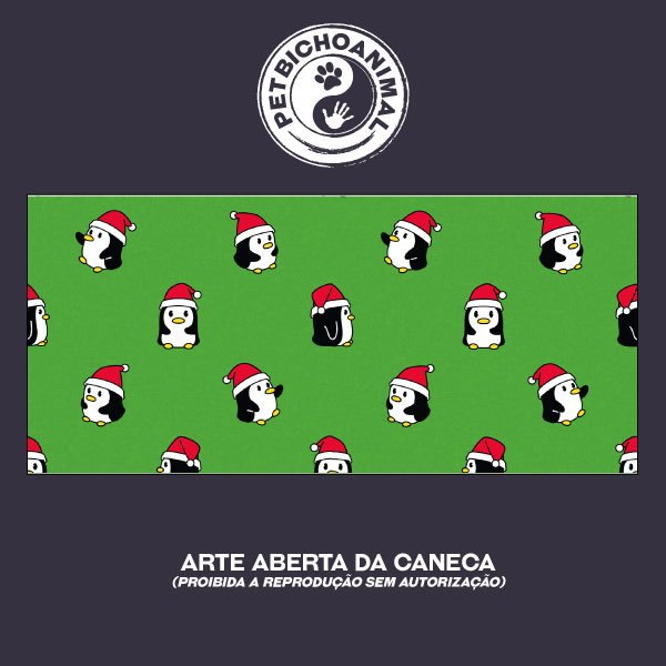 Caneca - Pinguins de Natal 3