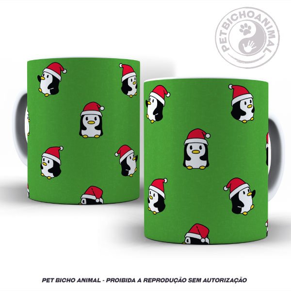 Caneca - Pinguins de Natal 2