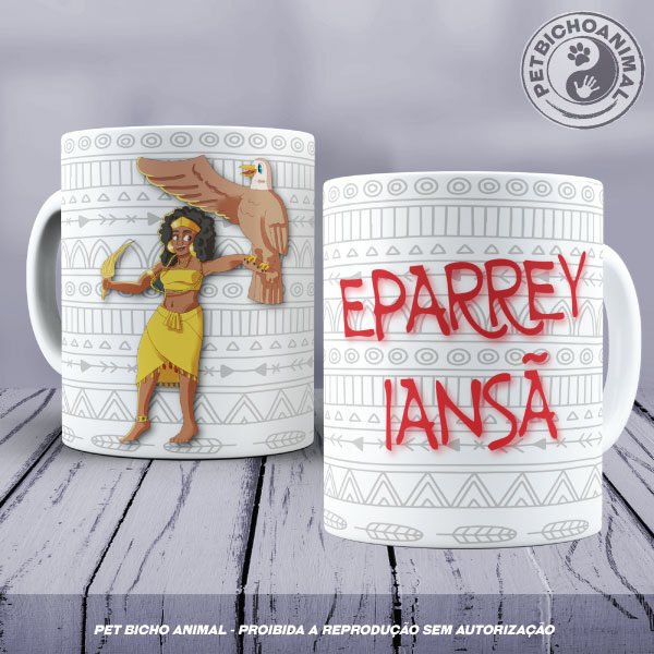 Caneca - Coleção Orixás e os Animais - Iansã